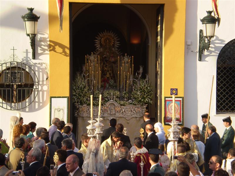 Madre y Patrona de Santiponce Coronada. Eduardo Fdez. López